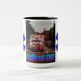 Retired EMT Coffee Mug with Star of Life