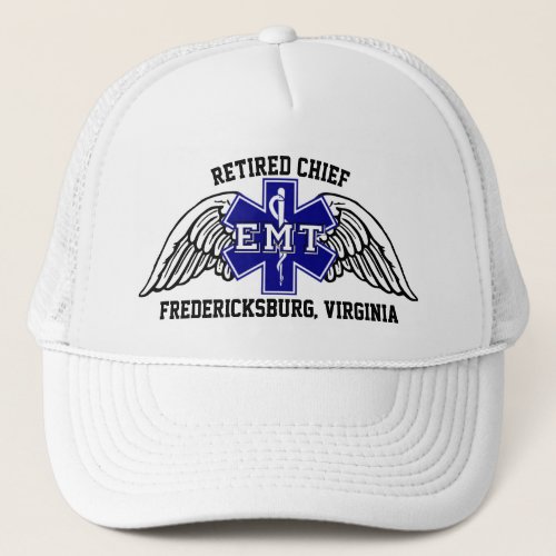 Retired EMT Customizable Hat
