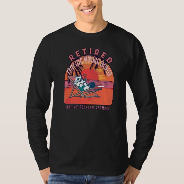 Retired Entry Level Mechanical Engineer  Retiremen T-Shirt (Front)