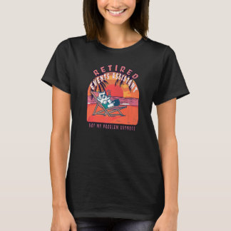 Retired Events Assistant Vintage Retirement T-Shirt