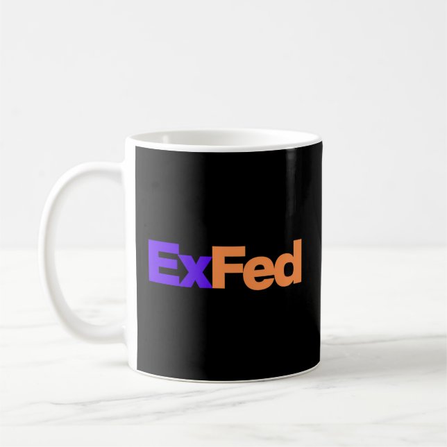 Retired Federal Government Worker Exfed Retirement Coffee Mug (Left)