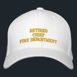 Retired Fire Chief Hat<br><div class="desc">For all the retired Fire Chiefs that are out there.</div>