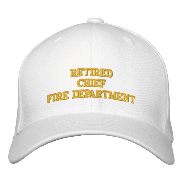 Retired Fire Chief Hat | Zazzle.com