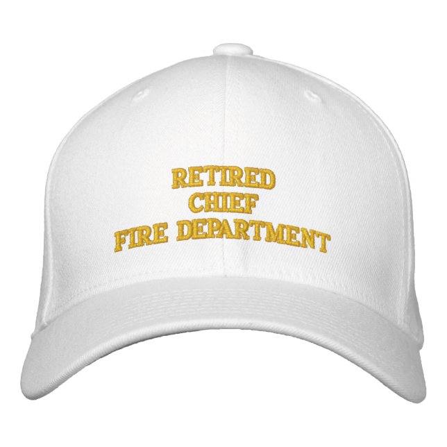 Retired Fire Chief Hat (Front)