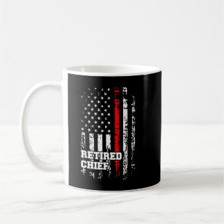 Retired Fire Chief Shirt Firefighter Rank Retireme Coffee Mug