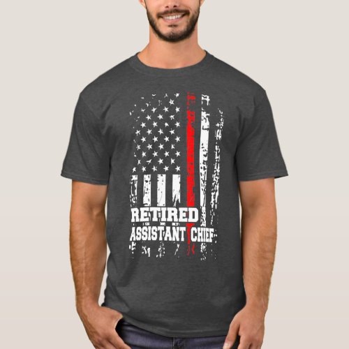 Retired Firefighter Assistant Chief  Retirement T_Shirt