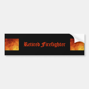 Retired Firefighter Bumper Sticker