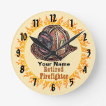 Retired Firefighter Clock