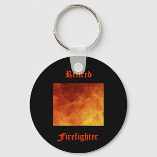 Retired Firefighter Key Chain