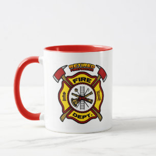 RETIRED FIREFIGHTER MUG