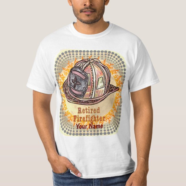 Retired Firefighter  t-shirt (Front)