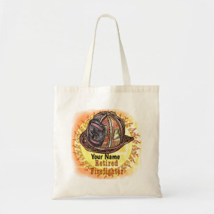 Retired Firefighter tote bag