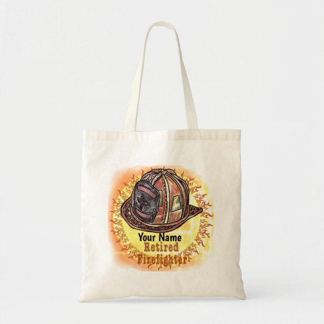Retired Firefighter tote bag (Front)