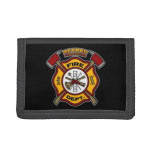 RETIRED FIREFIGHTER TRI-FOLD WALLET