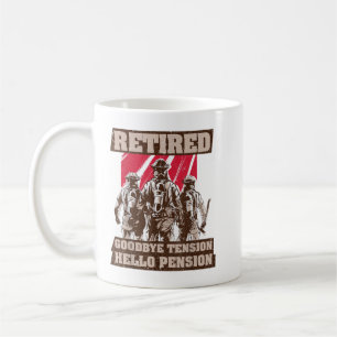 Retired Fireman Retirement Plan Funny Firefighter Coffee Mug