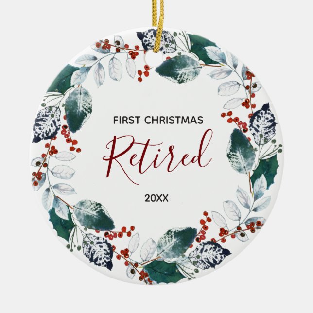 Retired First Christmas Ornament (Front)