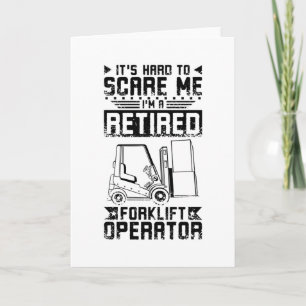 Retired Forklift Driver Card