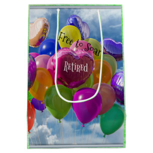 Retired, Free to Soar Medium Gift Bag