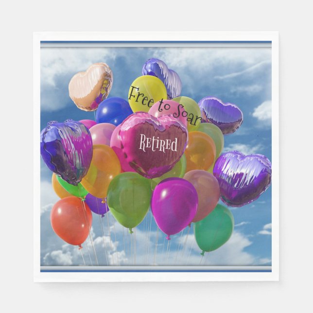 Retired - Free to Soar Paper Napkins (Front)