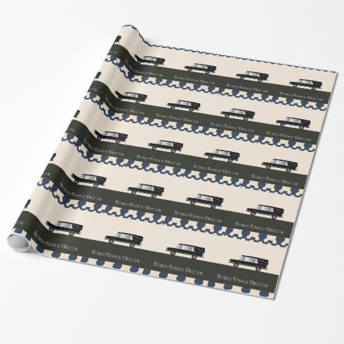 Retired Funeral Director Gift Wrapping Paper