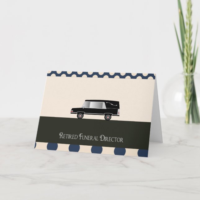 Retired Funeral Director Gifts Card (Front)