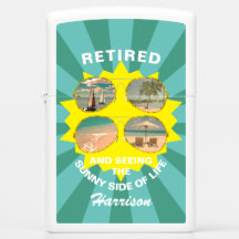 Retired Funny Saying Sunny Side Of Life