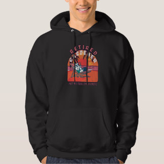 Retired Gardener Vintage Retirement Hoodie