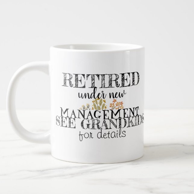 Retired Giant Coffee Mug (Left)