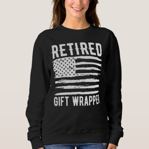 Retired Gift Wrapper Profession American Flag