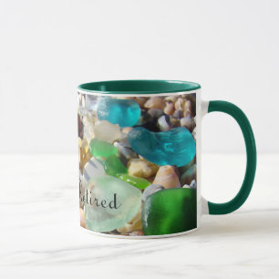 Retired gifts Seaglass Coffee Mugs Beach Sea Glass
