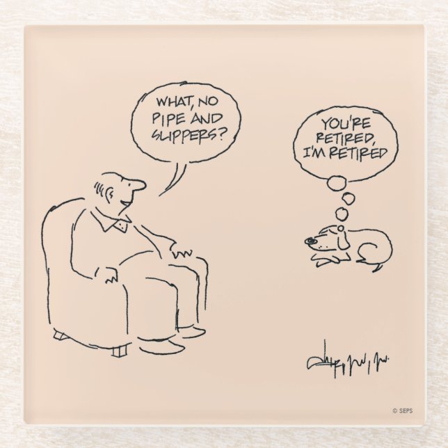 Retired Glass Coaster (Front)