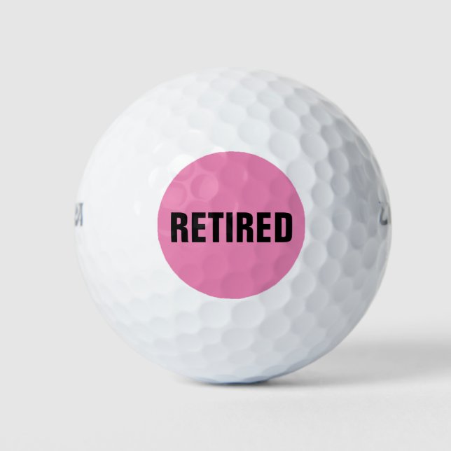 RETIRED GOLF BALLS (Front)