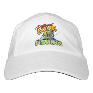 Retired Fishing Hats \u0026 Caps | Zazzle