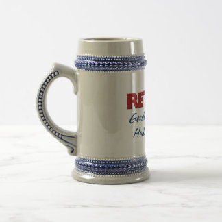 Retired: Goodbye Tension Hello Pension Beer Stein