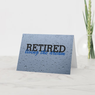 Retired greeting card
