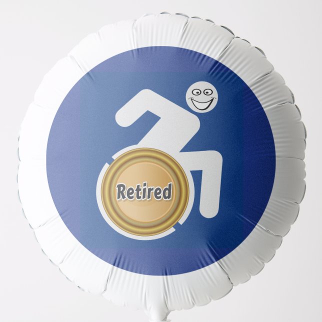 Retired Handicapped Balloon (Front)