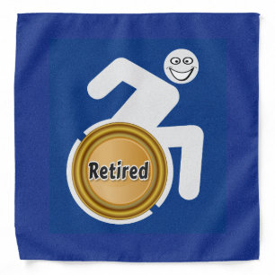 Retired Handicapped Bandana