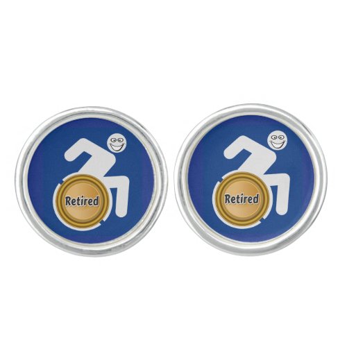 Retired Handicapped Cufflinks