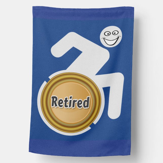Retired Handicapped House Flag (Front)