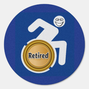 Retired Handicapped Sign