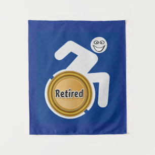 Retired Handicapped Tapestry