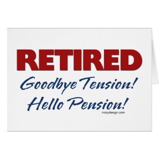 Pension Cards - Greeting & Photo Cards | Zazzle