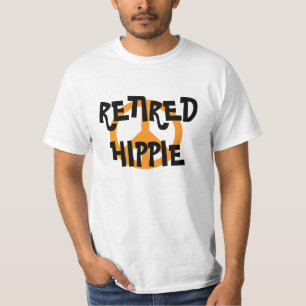 Retired Hippie, peace symbol, T-Shirt