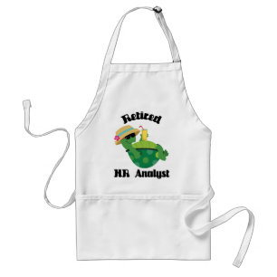 Retired HR Analyst Adult Apron