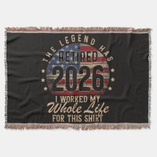 retired i worked whole life for this throw blanket