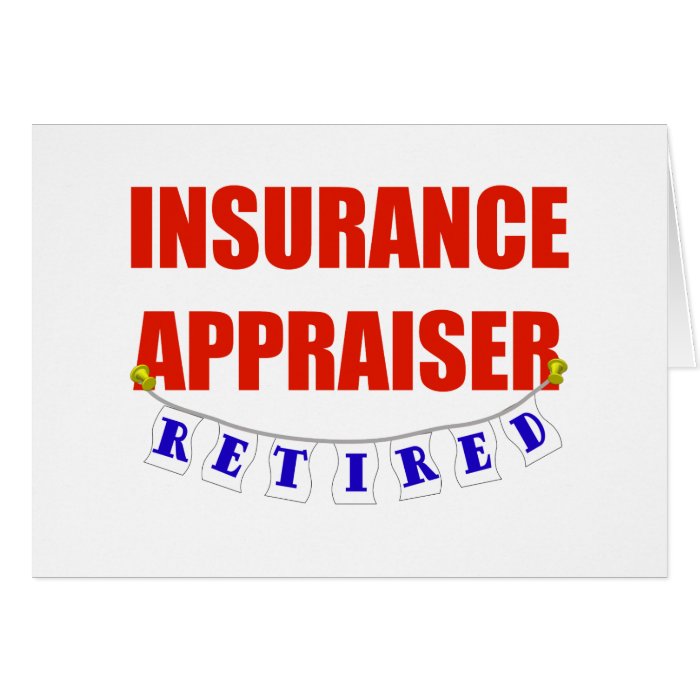 RETIRED INSURANCE APPRAISER CARD