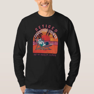 Retired Journeyman Lineman Vintage Retirement T-Shirt