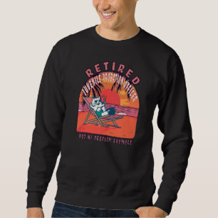 Retired Juvenile Probation Officer Vintage Retire Sweatshirt
