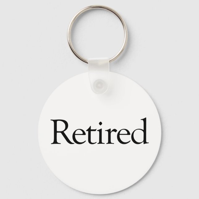 Retired Keychain (Front)
