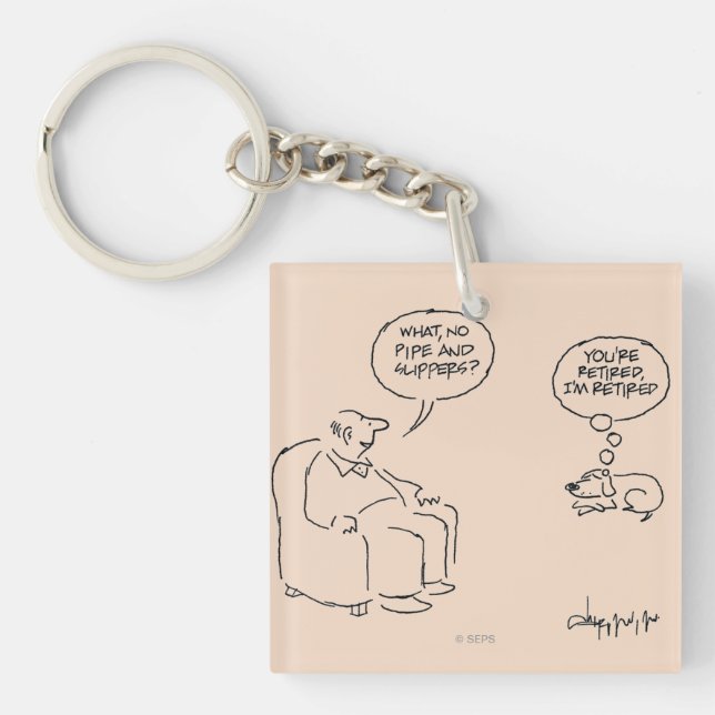 Retired Keychain (Front)
